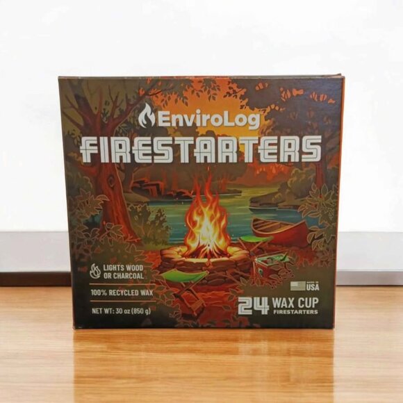 EnviroLog FIRESTARTERS $75 per case of 6 boxes of 24 fire starters per box - Picture 2 of 5